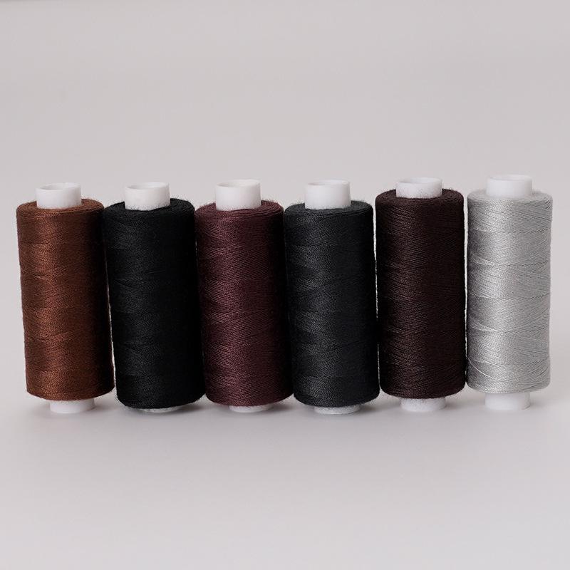 Colorfast Handmade 400-Yd Hand Sewing Thread: 6 Spools of 402 Colored Polyester Threads
