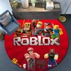 Roblox pattern round rug,Carpet Rug for Living Room Bedroom Playroom ,Non-slip Floor Mat,Holiday Gifts and Birthday Gifts.