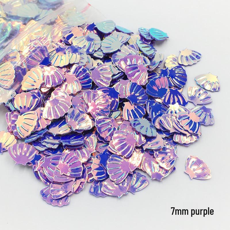 10g Gold Star & Flower Sequin Glitter Beads for DIY Crystal Mud & Nail Art