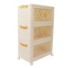 Double Opening Doors Large Storage Bins Plastic Collapsible Storage Bins Stackable   Box with Lids Doors Wheels for Living Room Bedroom