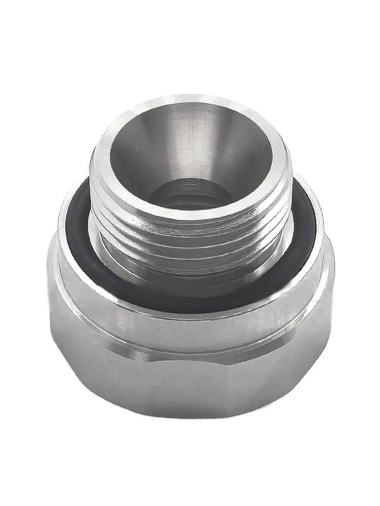 Thread Size Oil Drain Valve Adapter Silver A-211 27mm-2.0