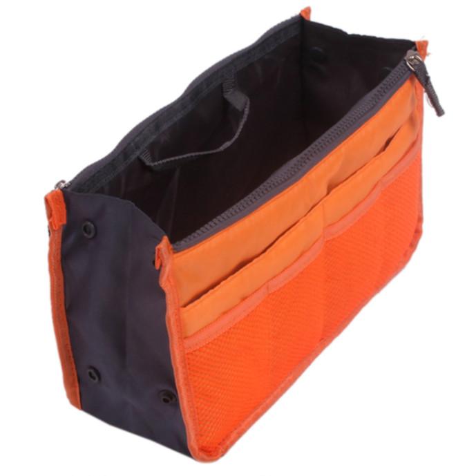 Dámská kabelka Peněženka Nylon Dual Organizer Insert Kosmetická taška