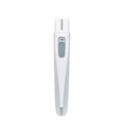 Omron Electronic Thermometer MC-687 Series Speed Temperature Measurement 15 Second Prediction Case Included Washable Tip Kenonkun MC-688 White