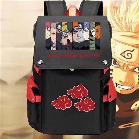 Naruto Hinman Student School Bag Harajuku Surrounding Large Capacity Anime Computer Bag Campus Backpack