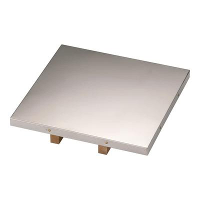 Endo Shoji Placa de Suporte de Madeira Comercial Aço Inoxidável Aço Inoxidável e Natural Feito em BTK04024 (Aço 18-8) 24cm, Madeira, Japão,