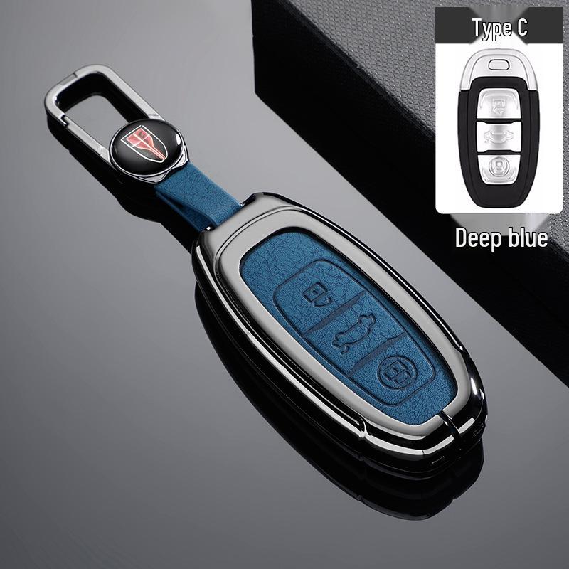 FAW Hongqi H7 Ehs3 Eqm5 Key Case: Premium Metal Shell Car Accessory for Men & Women