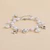 Unique Heart Bracelet for Women Korean Cute Tassels Angel Wing Pendant Bracelet