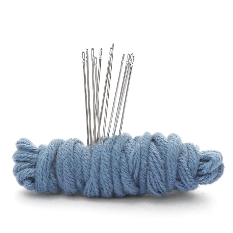 25Pcs Large Long Steel Needle Big Hole Sewing Needle Home Hand Sewing Tools Sewing Needles Set For Needlework Patches Embroidery