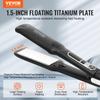 Hair Straightener 1.5-inch Titanium Flat Iron & Negative Ion 25 Temp Level