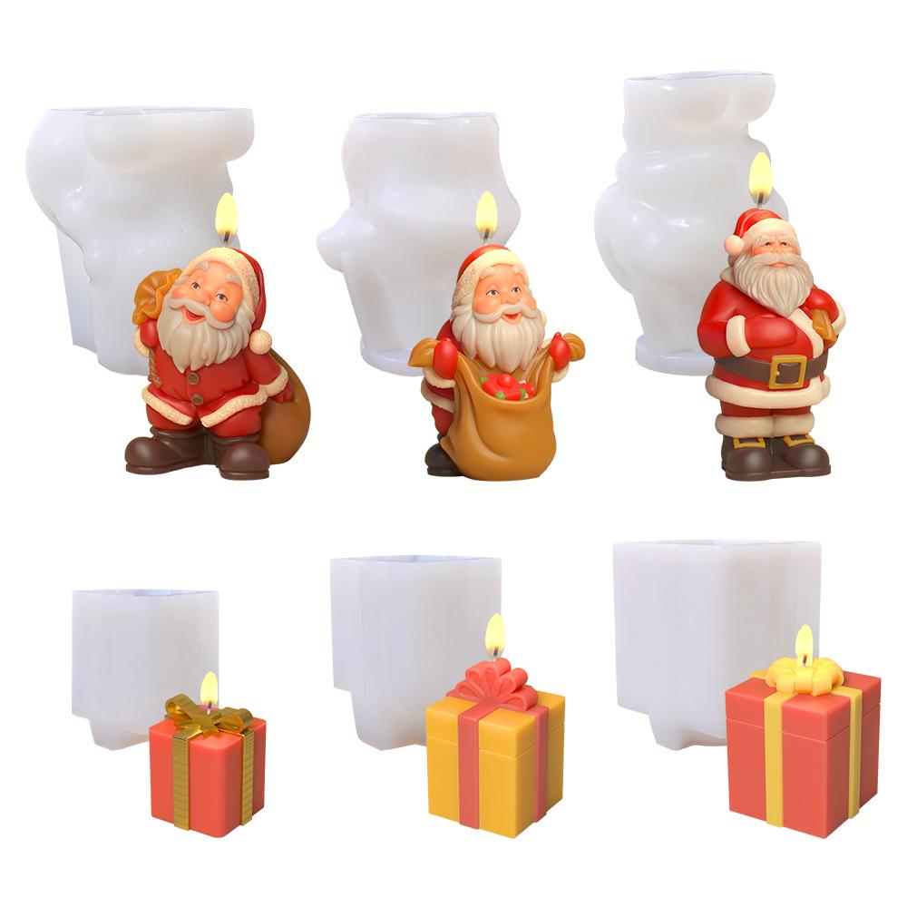 DIY Food-Grade Silicone Mold for Christmas Gifts – Santa Claus Ornament/Candle Mold