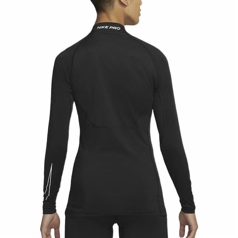 Nike Running Training Fitted Long-Sleeve Gym Top Men Tops Black DD1987-010