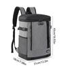Outdoor Insulated Cooler Backpack, Waterproof Lightweight Cooler Bag, Suitable For Traveling, Camping, Beach, Lunch