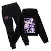 Children's Hooded Top And Pants Two-piece Tracksuit Set Long-sleeved Printed Clothing Set