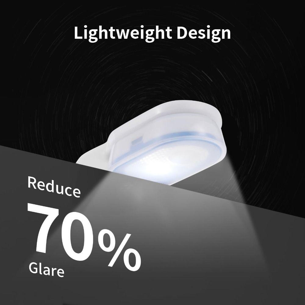 Waterproof Magnetic Collar Clip Silicone Material Flashing Warning Light Clip on Light  Running