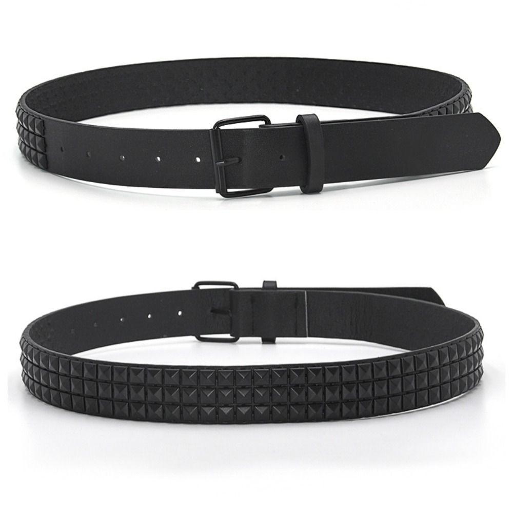 Casual Rivet Belt Versatile Waist Strap Fashion Pin Buckle Waistband