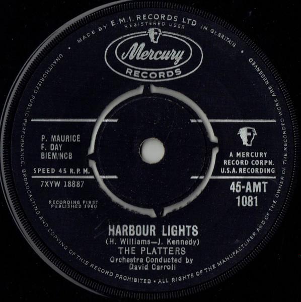 

7-дюймовые ПЛАСТИНКИ - Огни гавани 45AMT1081 Mercury 1960 Великобритания Поп Б/У