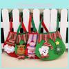 Christmas Party Gift Bags With Mechanical Sewing And Vibrant Red Green Colors
