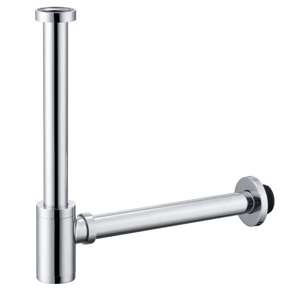 High Quality Bathroom Deodorization Insect Stopper P-Trap Bathroom Sink Siphon Drain Sewer Pipe Kit Bi-Material Drain Fitting