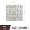 3D XPE Foam Self-Adhesive Brick Wall Stickers, 30x30cm, Small Size