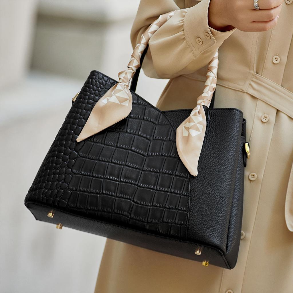 Genuine Leather Bag for Women Warm Shoulder Bag for Ladies Real Skin