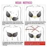 RSINC Adhesive Silicone Bra Reusable Strapless Backless Invisible Push Up Bra Non Paded Skin Colour