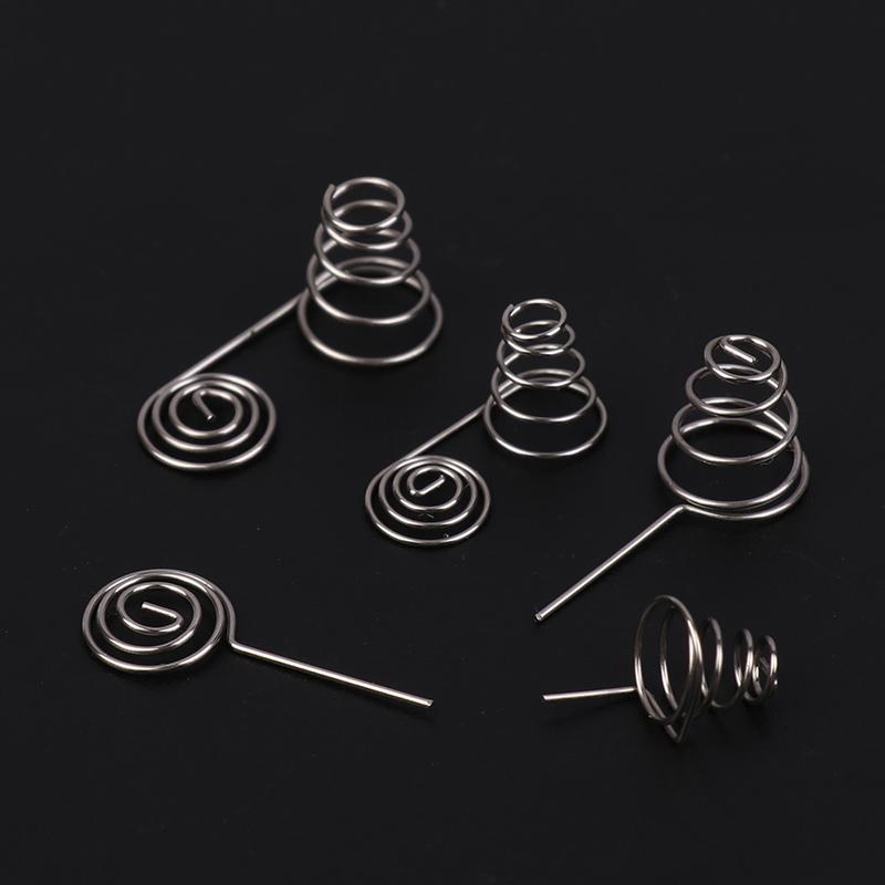 5Pcs Aaa Battery Nickel Wire Spring Aa Battery Negative And Positive Coils Spring Contact Plate Diy Accessories