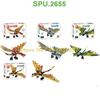 Ninja N/4/sets Ice Fire Gold Flame Lightning Flying Double Head Dragon Robot Mech Forge Building Blocks Toy