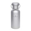 Boundless Voyage Titanium Sports Water Bottle Wide Mouth 420ml Single Layer Direct Drinking Fireproof Lightweight Durable Rustproof Campfire Climbing