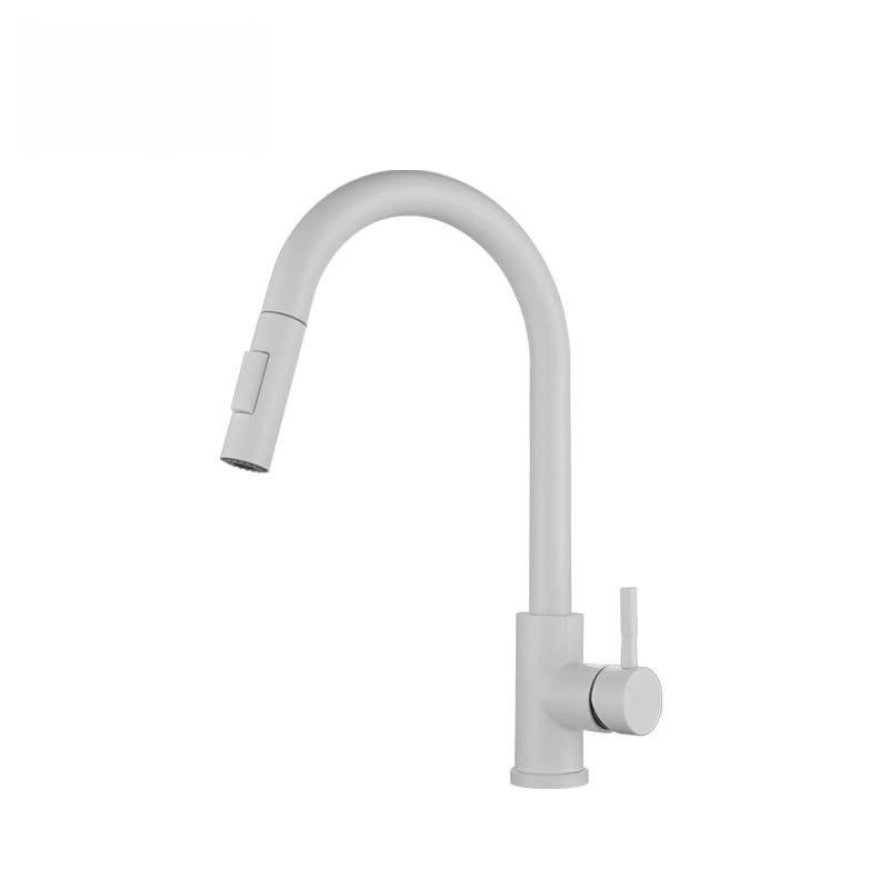 Handun Black Gold Pull-Down Kitchen Faucet