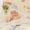 Embroidered Flower Lace Hat for Baby White Ruffle Lace Princess Cap Infant Girl Mesh Sun Hats Newborn Photography Props
