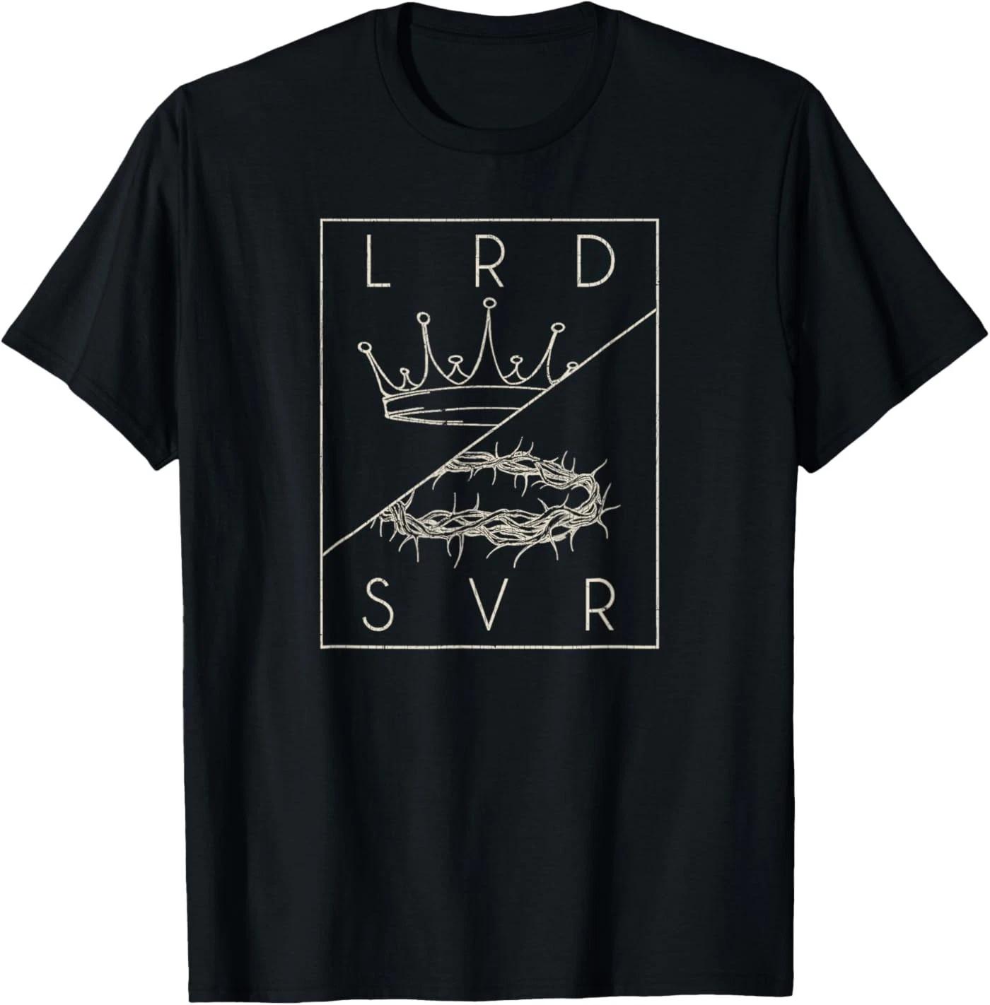 Vintage Retro Jesus Christian Lord & Savior Graphic T-Shirt 100