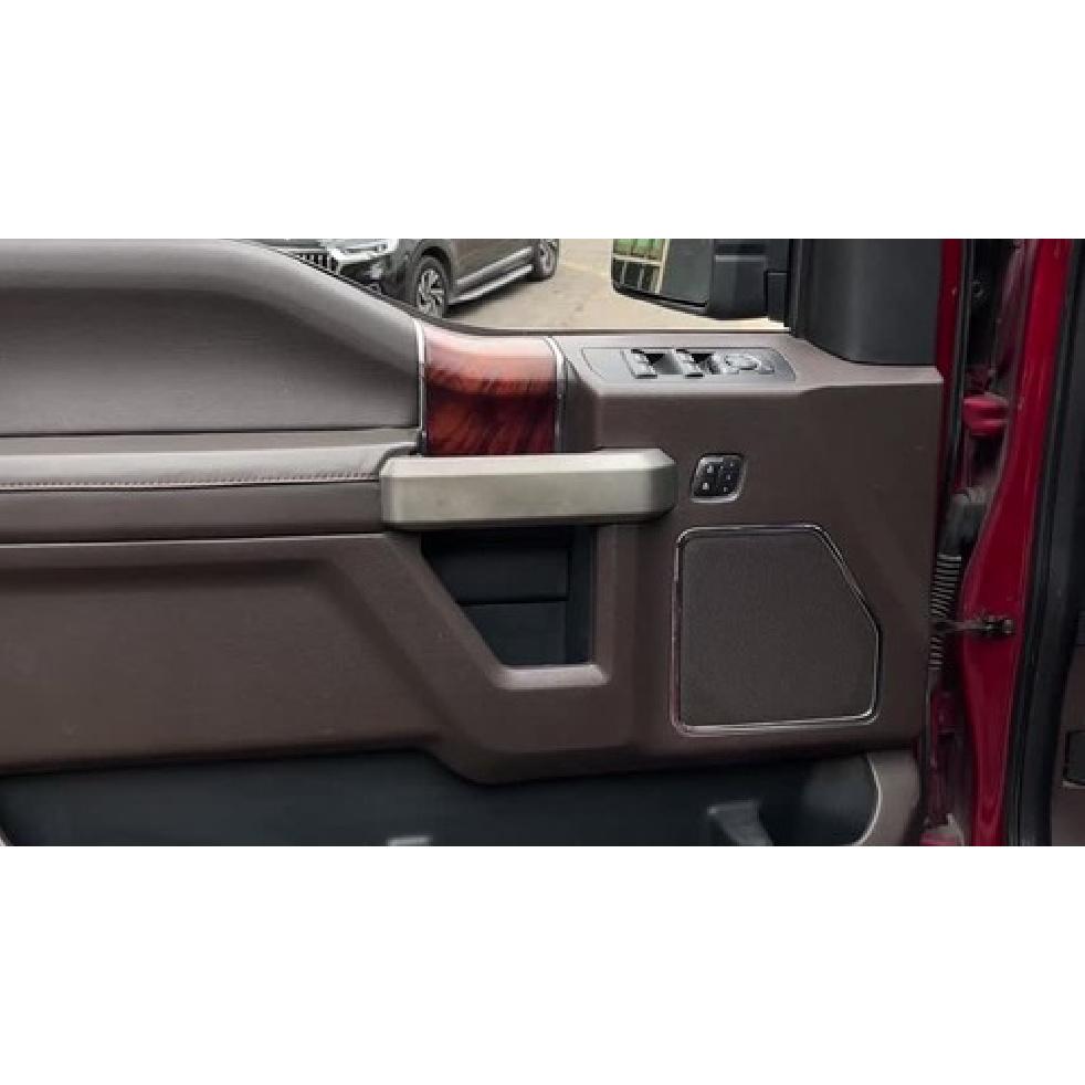 Carbon Fiber Inner Door Handles Cover Trim Accessories for Ford F150 2015-