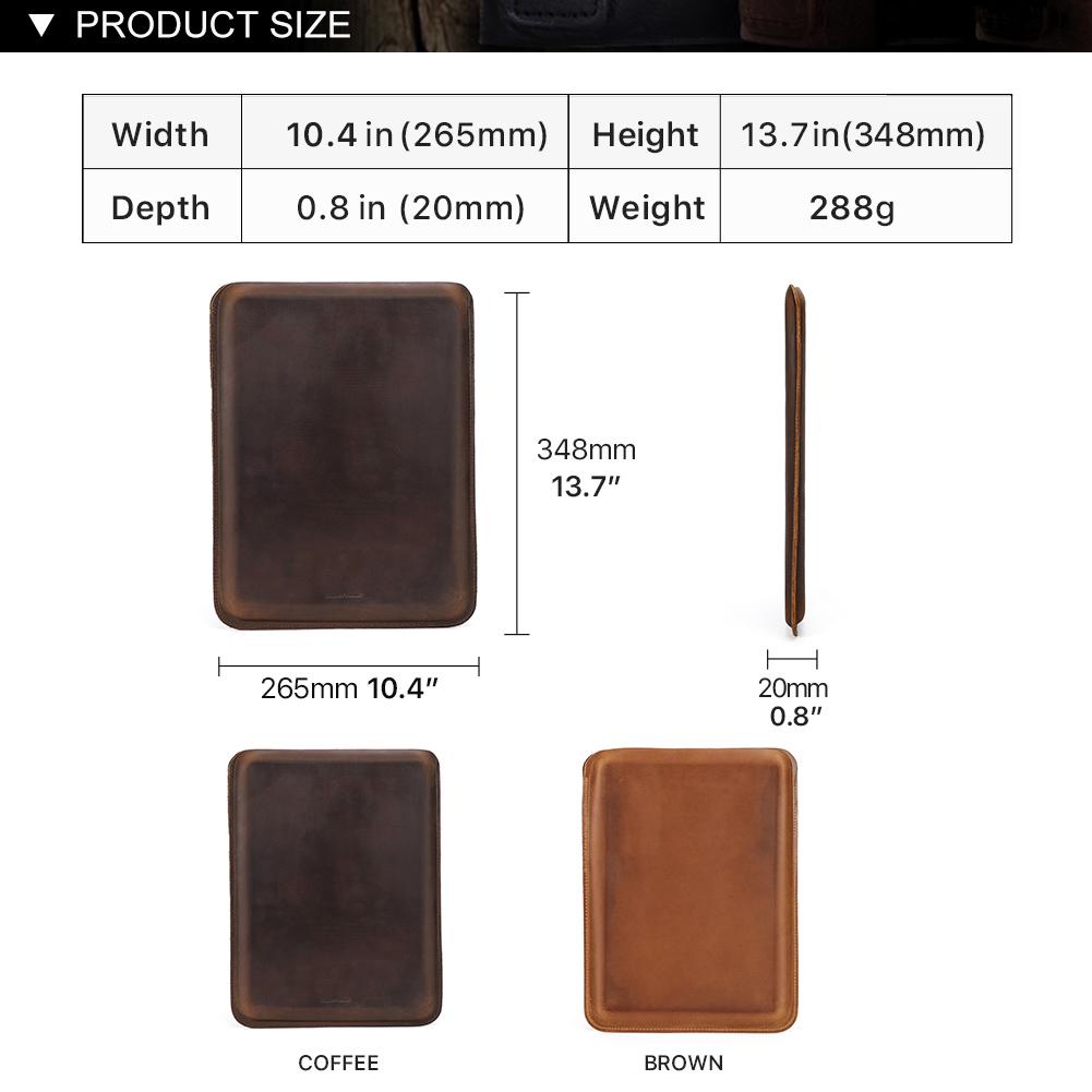 Custodia Borsa Portatile in Vera Pelle di Lusso per MacBook Air 13 M1 M2 M3 M4 Macbook Pro 14 Custodia Borsa Pro 13 pollici Pochette