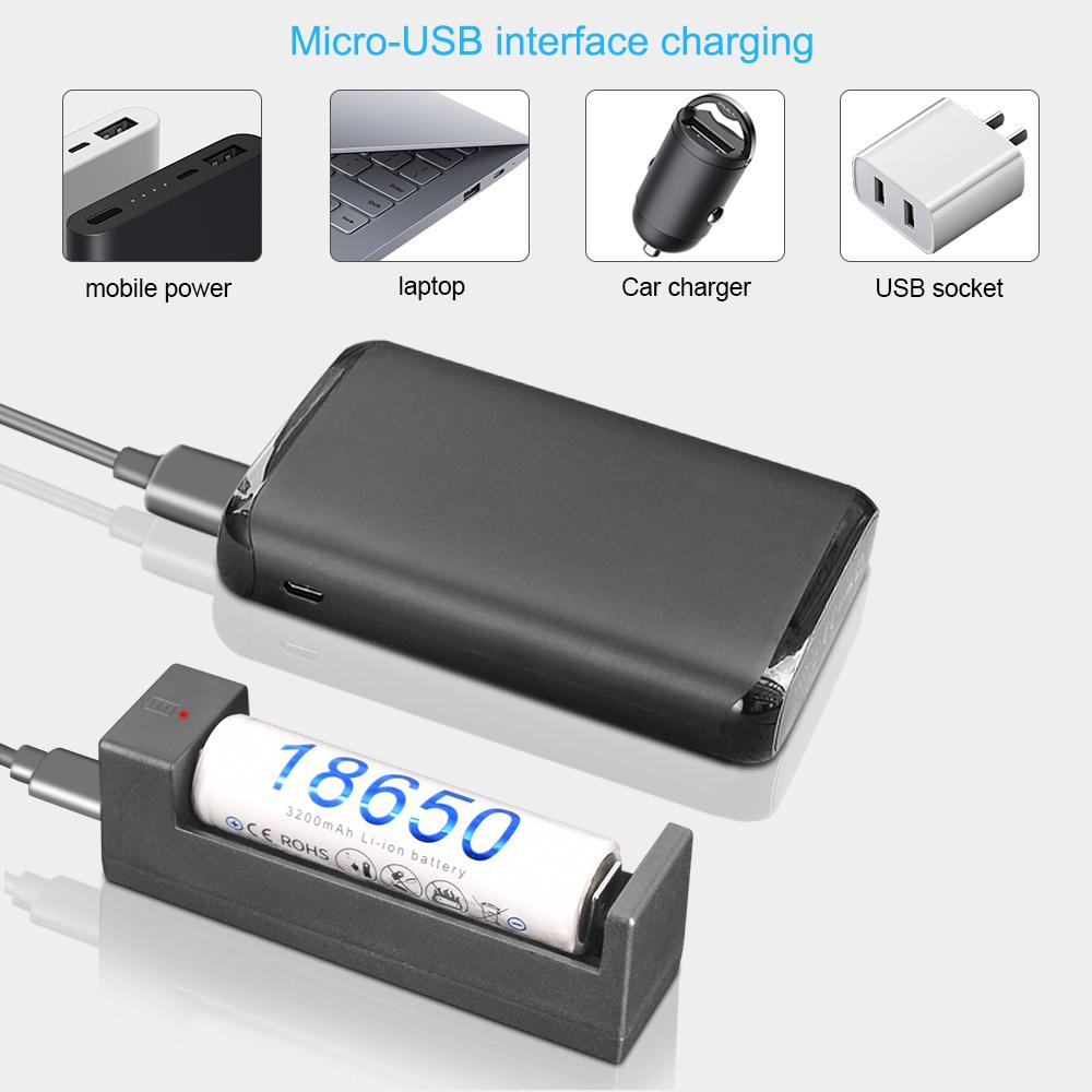 PALO 3.7V 14500 AA Li-ion Rechargeable Batteries 900mAh for LED Flashlight+charger for 14500 18650 16350 18500 Etc Battery