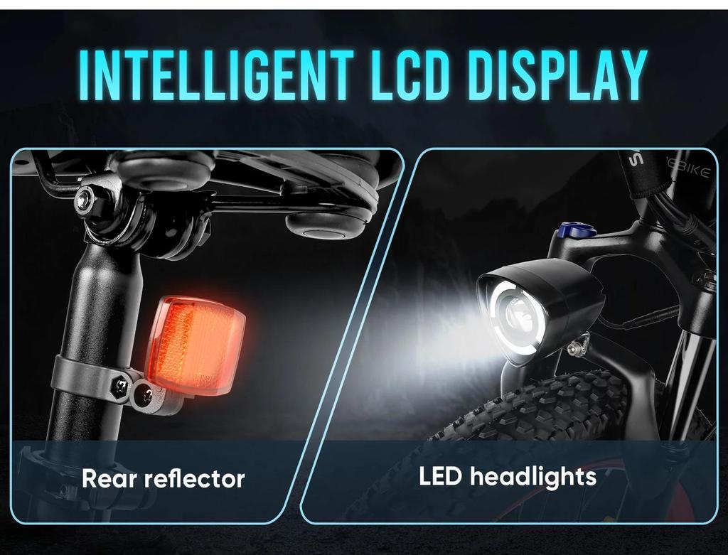 2026 Samebike LO26Plus 1000W Motor Folding Electric Bicycle Adults 26" Mountain Bike with 48V 15Ah Removable Battery.