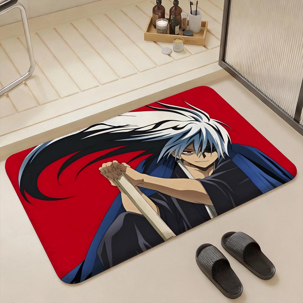 Anime A Nurarihyon no Mago Floor Mat Eco  Flannel Doormat Non Slip Odorless Indoor Floor Rug Soft Short Plush Home Mat