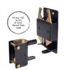 Heavy Duty Two-Way Stainless Steel Gate Latch for Fence and Rail Enclosures