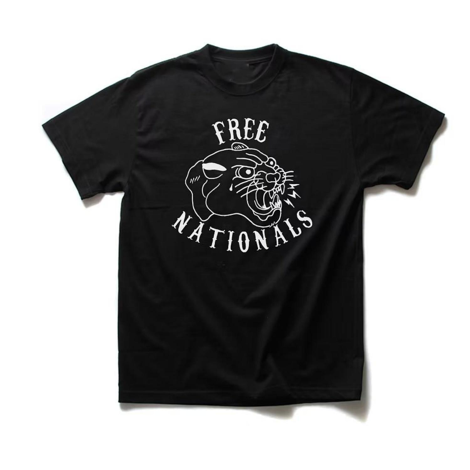 

NEW Free Nationals Band Logo T Shirt Black All Size S To 5XL Unisex T-Shirt XXXXXL