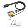 Neoteck RCA to HDMI AV to HDMI Supports 20cm RCA 3 Color HDMI Compatible with 3 Color Cord to Japanese Instruction Manual Included Converter,