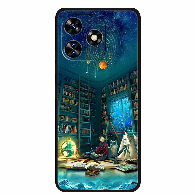 Für Oukitel C51 Hülle Luxus TPU Weiches Silikon Handyhüllen für OukitelC51 C 51 Schutz Stoßfest Rückseite Bumper Cool Coque