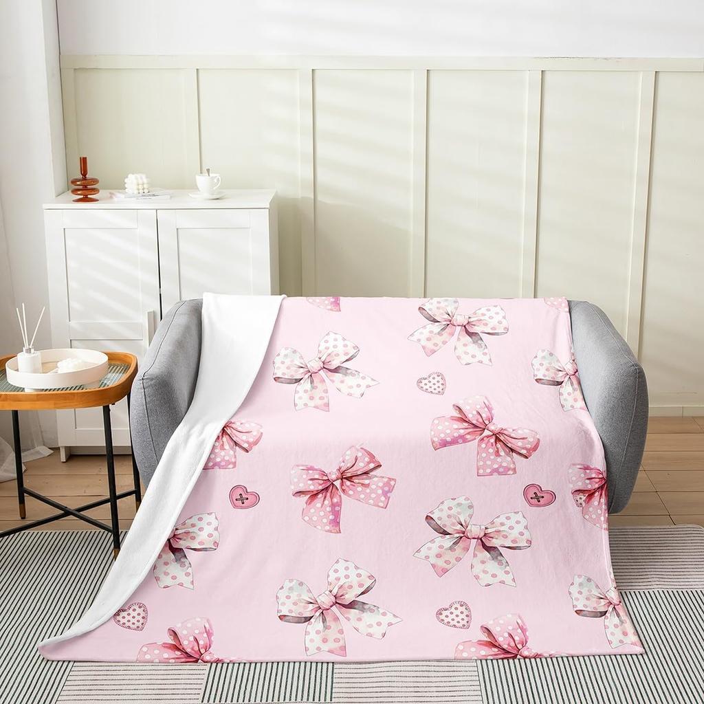 Pink Zebra Print Blanket Soft Fleece Throw Cozy Living Room Decor Animal Pattern Bed Cover Fashion Home Textile