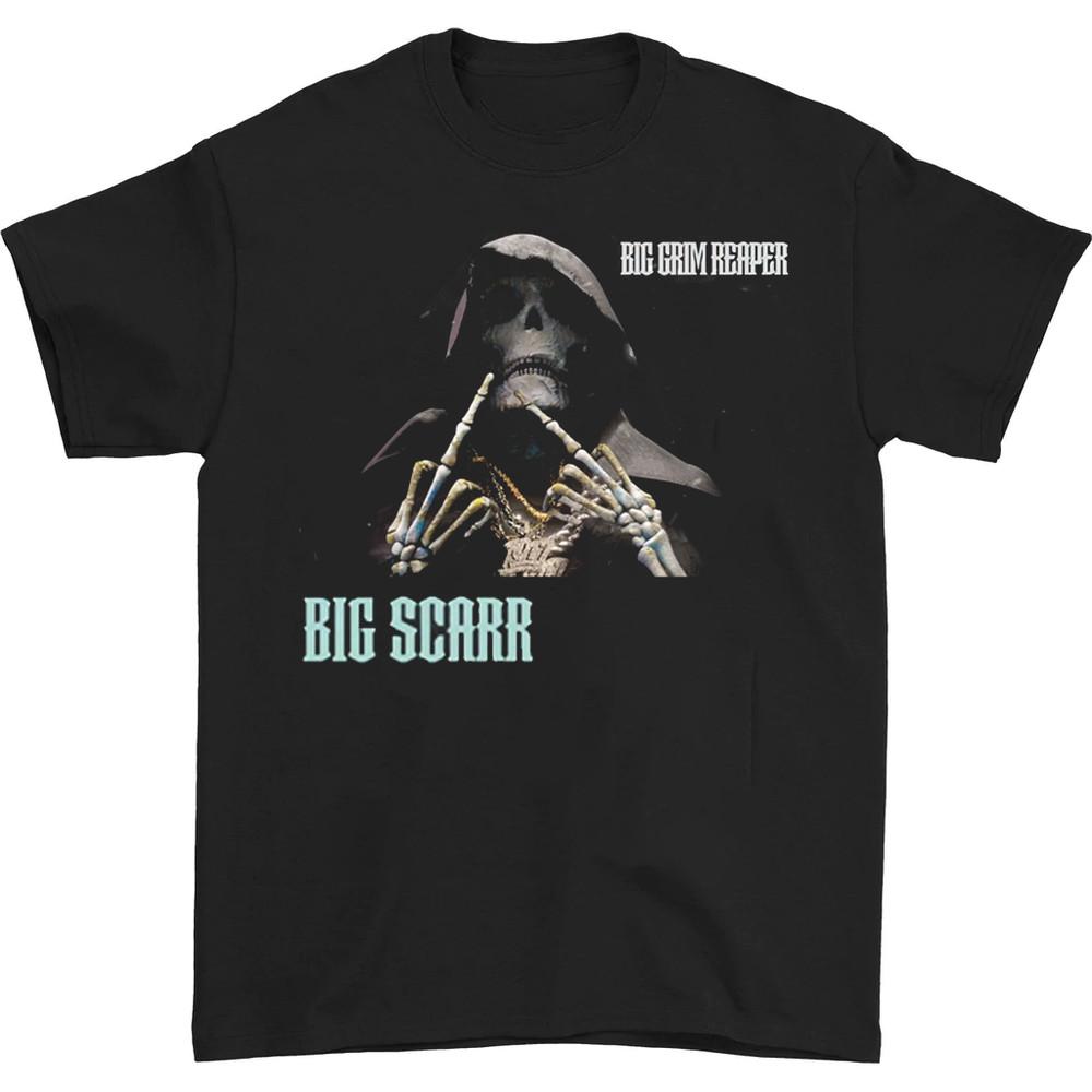 Big Scarr Grim Reaper Men T-shirt Black Cotton All Sizes S to 5XL Unisex T-Shirt XXXXL