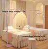 24" LED Half-Moon Beauty Light - Microblading, Manicure, Tattoo, Eyebrow, Eyelash Floor Lamp