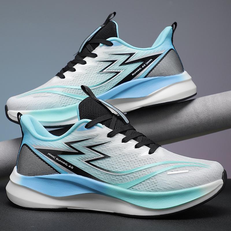 2024 Hot selling men's casual shoes shock-proof comfortable outdoor running fitness training fashion sports shoes mesh shoes