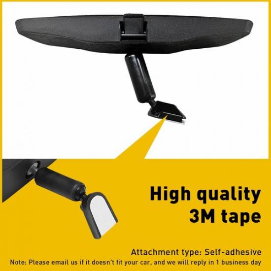 10" Rear Black Interior View Mirror On Car Replacement Day Night Universal