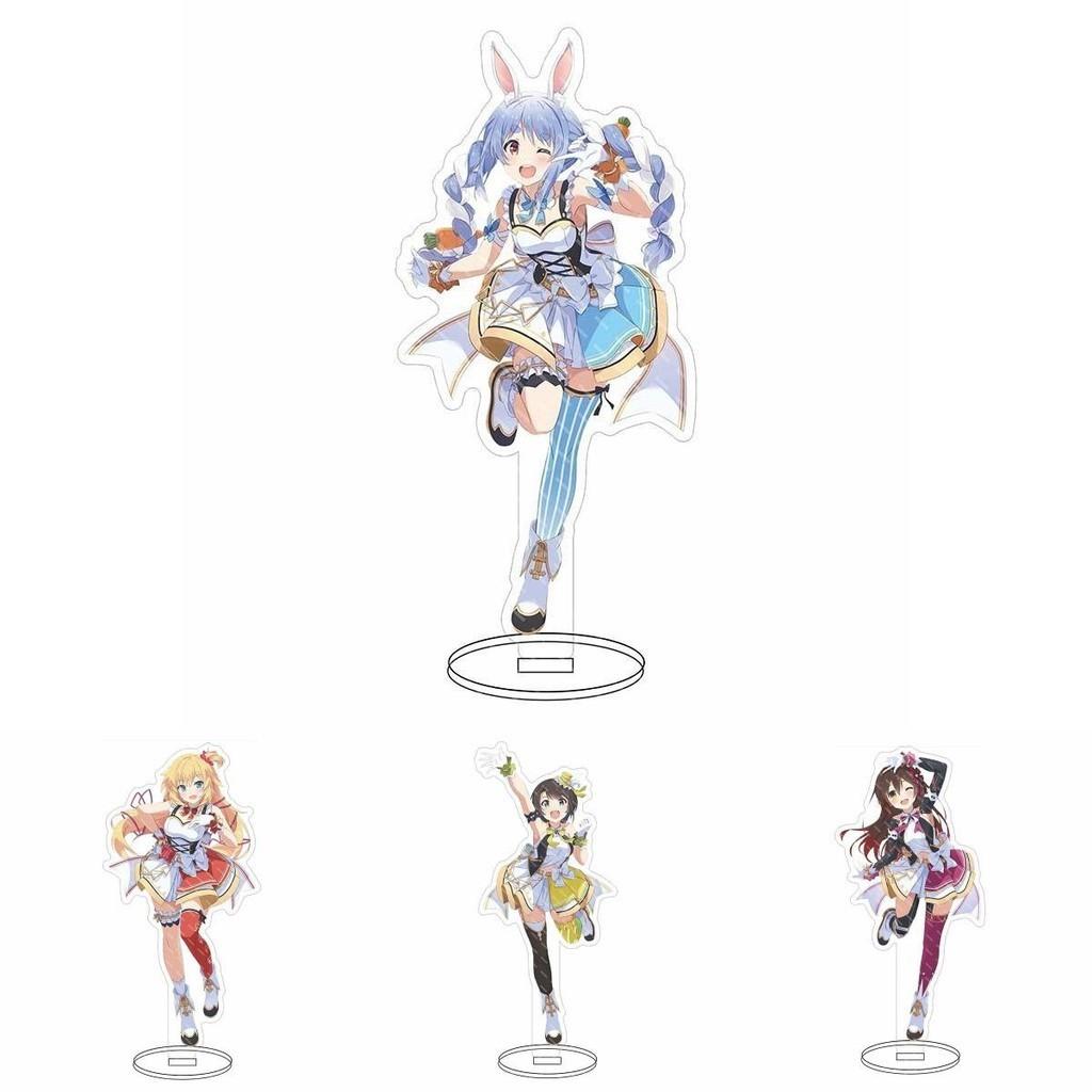 Hololive Vtuber Acrylic Stand Adorable Desktop Decor Featuring Fubuki Okayu Ayame Subaru Matsuri