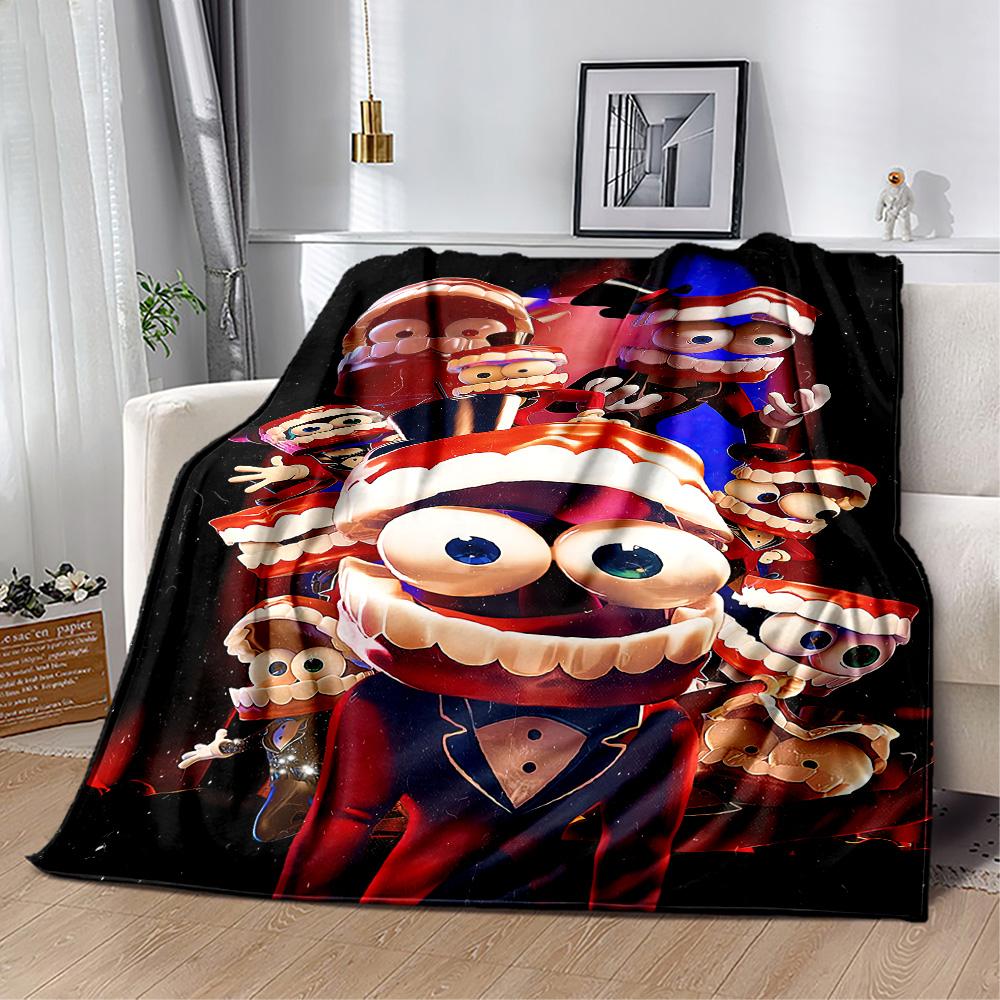 Digital Circus Blanket Ultra-Soft Perfect for Chair Livingroom Sofa for All Occasions Digital Print Best Holiday Gift for Friends Family