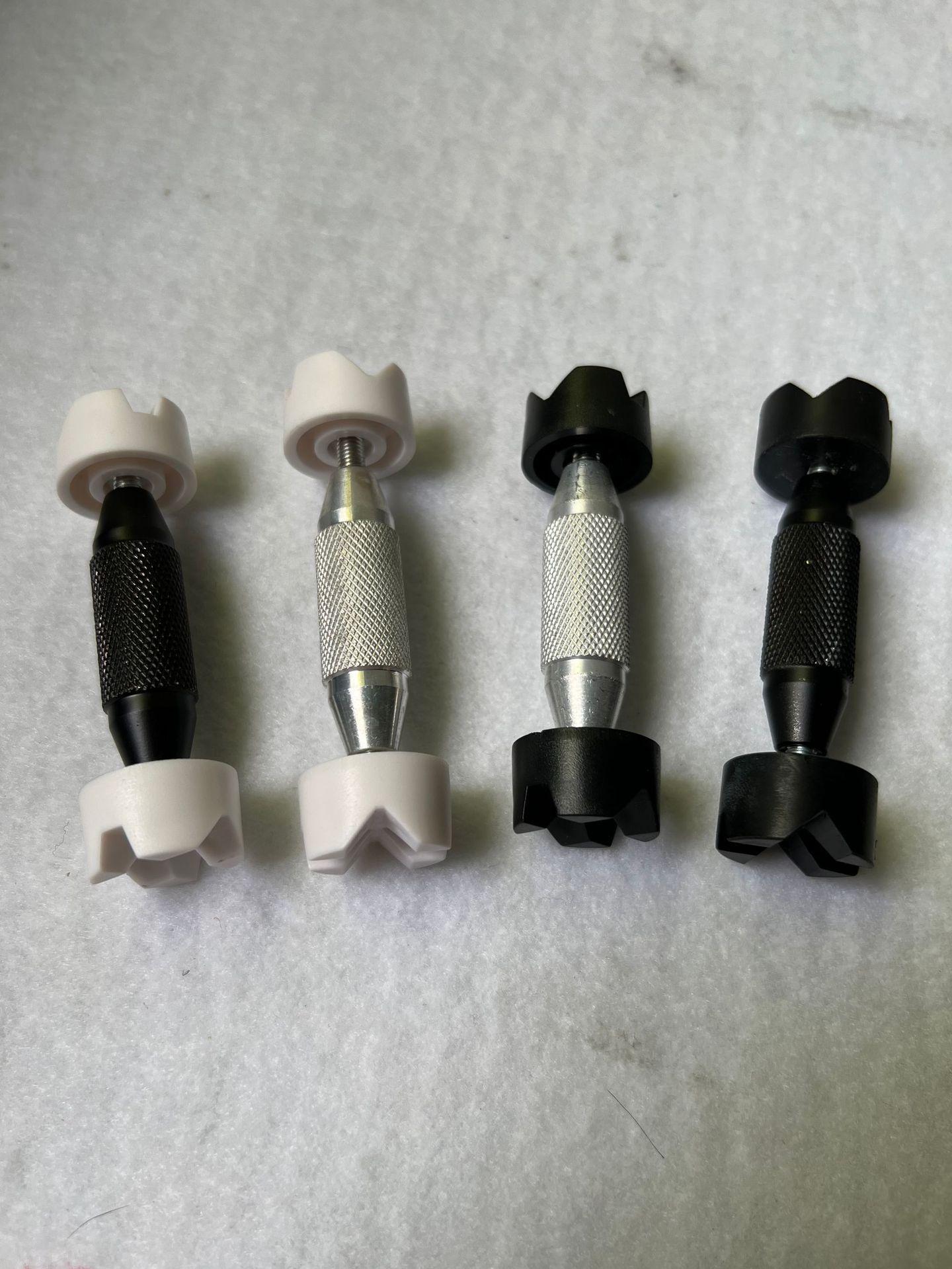 Pure Copper Guitar Bracing & Soundbox Repair Tools Silver rod + white rubber head