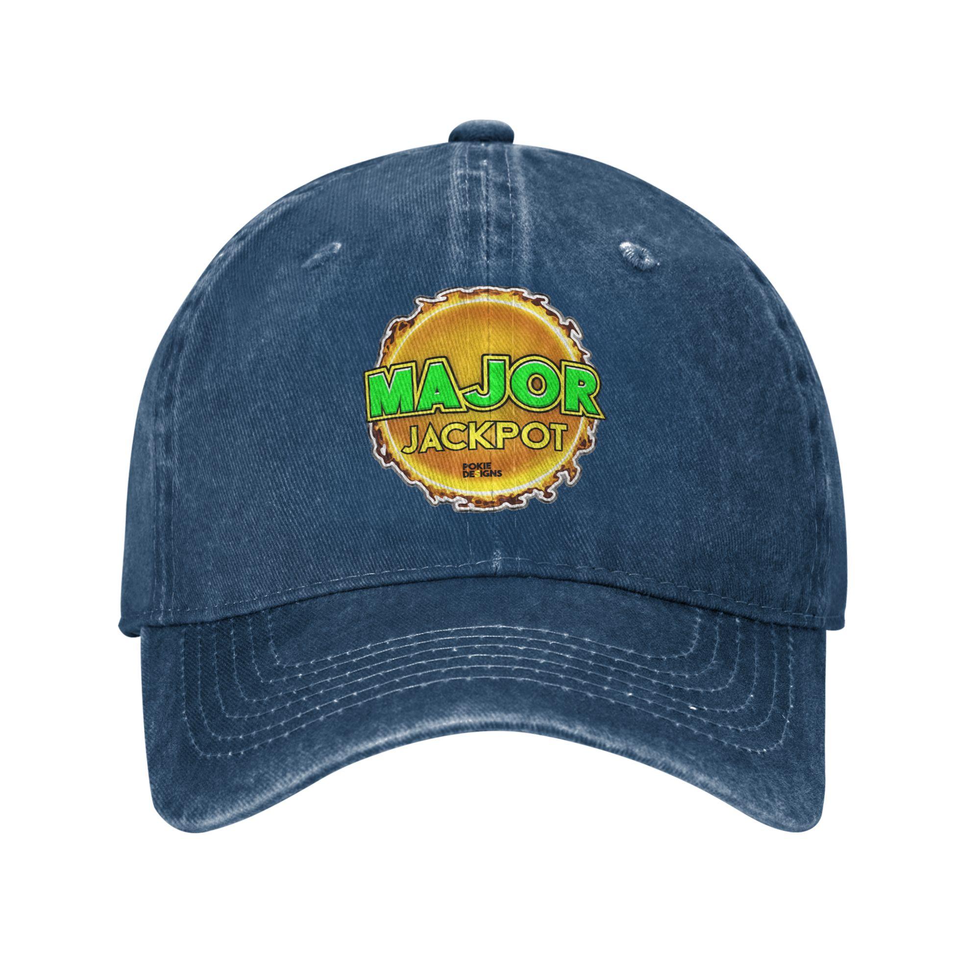 MAJOR JACKPOT Sun Baseball Cap  Men Adult Design Trucker Hat Summer Classic Tennis Skate High Quality Snapback Cap One Size