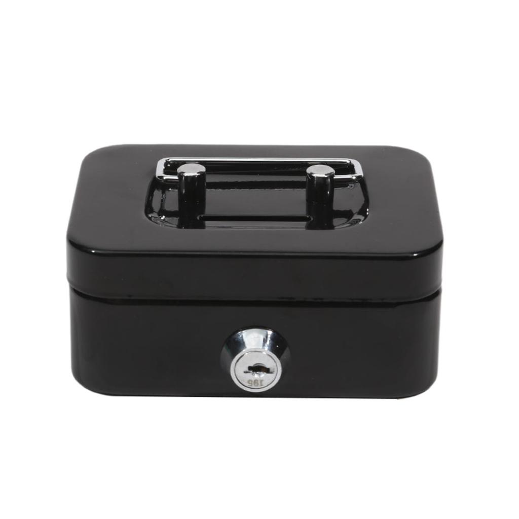 Mini Money Safe Box Key Money Holder Metal Storage Case Small Security Lock Box with Key Kids Portable Lockable Coin Boxes